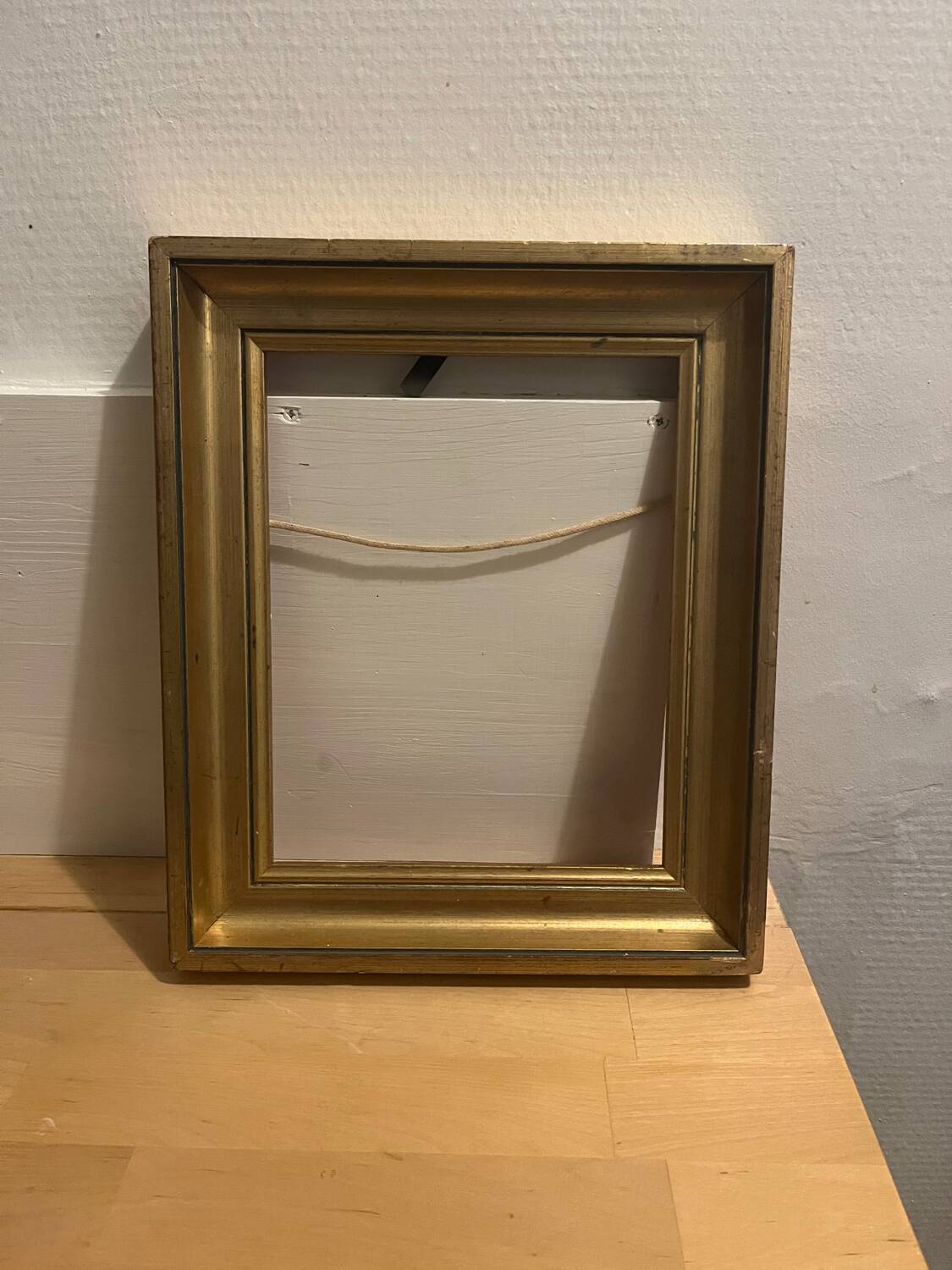 Old gilded wood frame