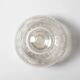 Glass Decanter / Mid-century Patterned Wine Carafe / Empoli / Italy / 1950s