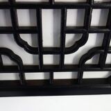 Octagonal wall panel, carved wood, mid-20th century, China