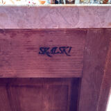 Chest of drawers with 5 drawers in louis xv style stamped skalski