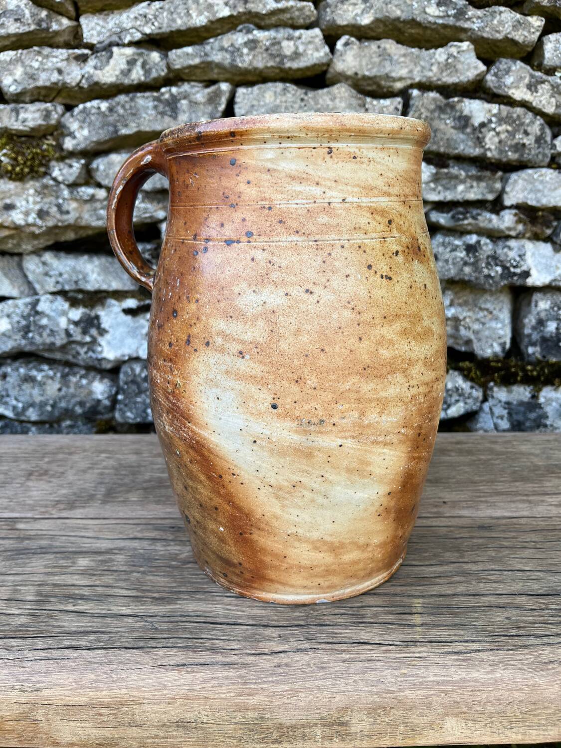 Jar, stoneware jug