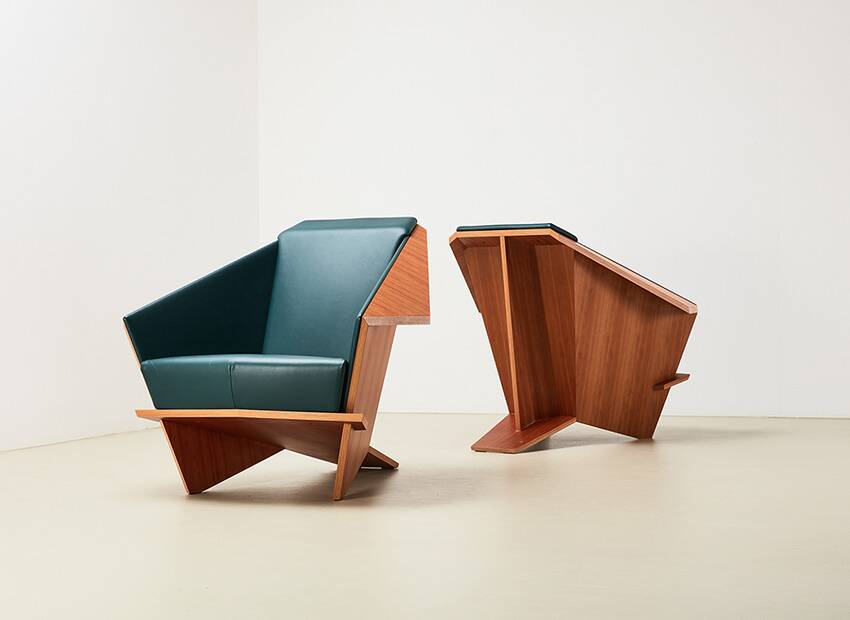 Frank Lloyd Wright Pair of Taliesin 1 Lounge Chairs for Cassina 1949/2018