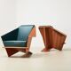 Frank Lloyd Wright Pair of Taliesin 1 Lounge Chairs for Cassina 1949/2018