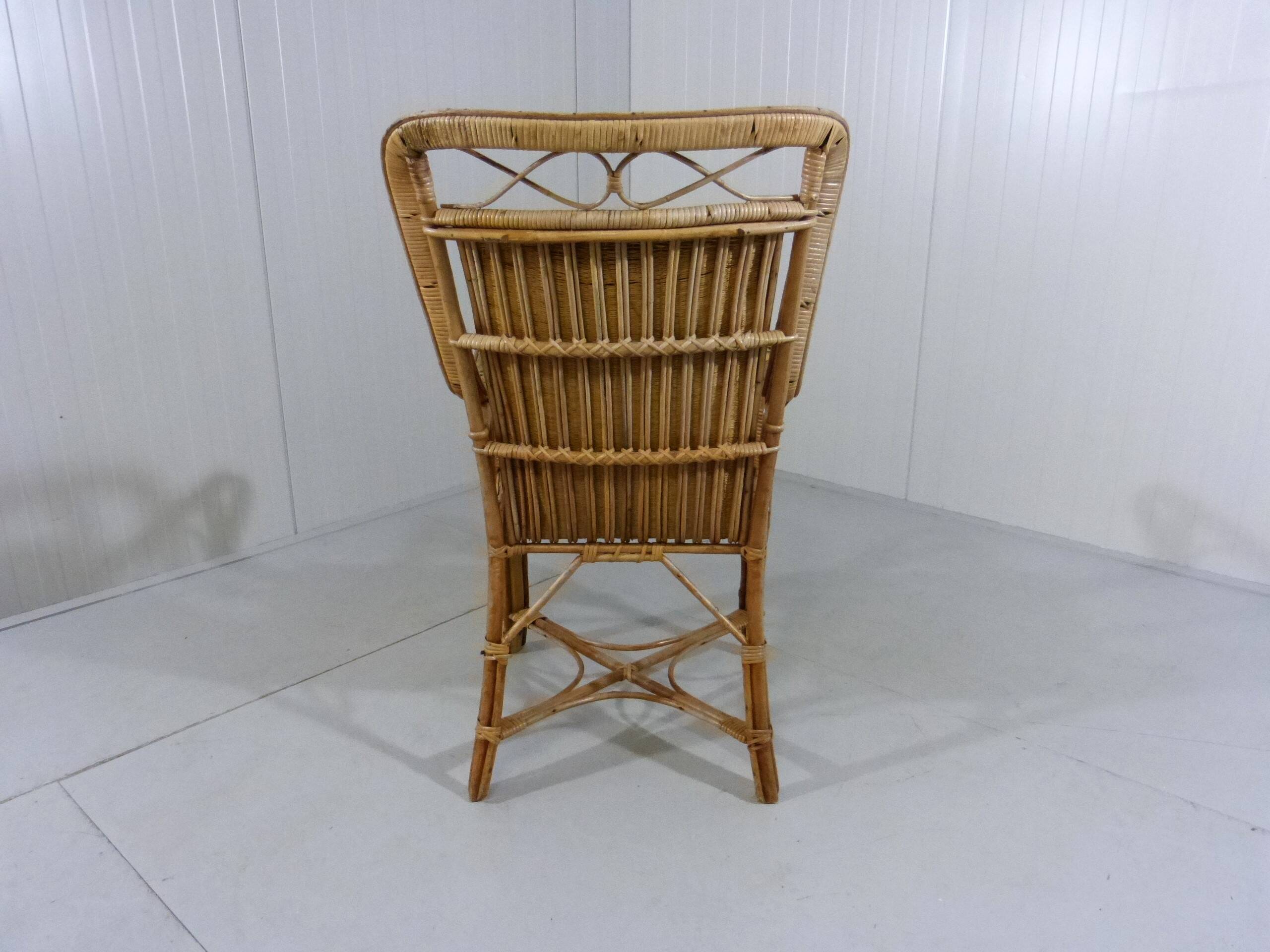 Rattan arm chair 1920-1930’s