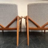 Scandinavian armchair pair Tove & Edvard Kindt-larsen