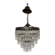 Old ceiling lamp, vintage tassel chandelier