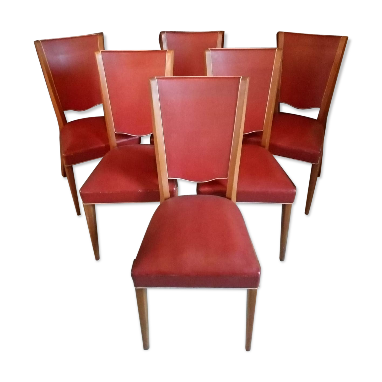 Set of 6 chairs 1960