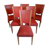 Set of 6 chairs 1960