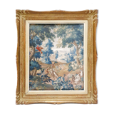 Carved wooden frame