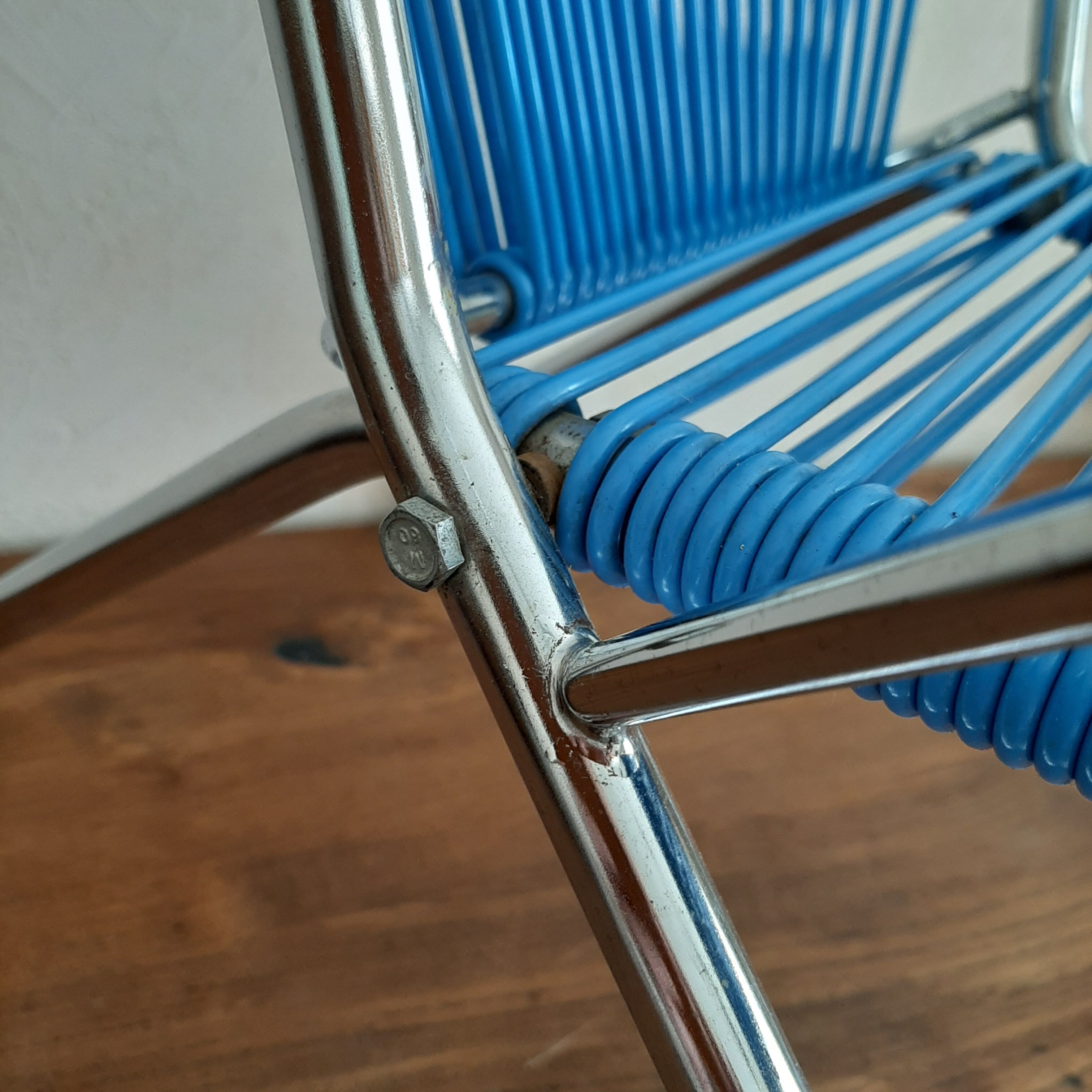 Scoubidou children's chair