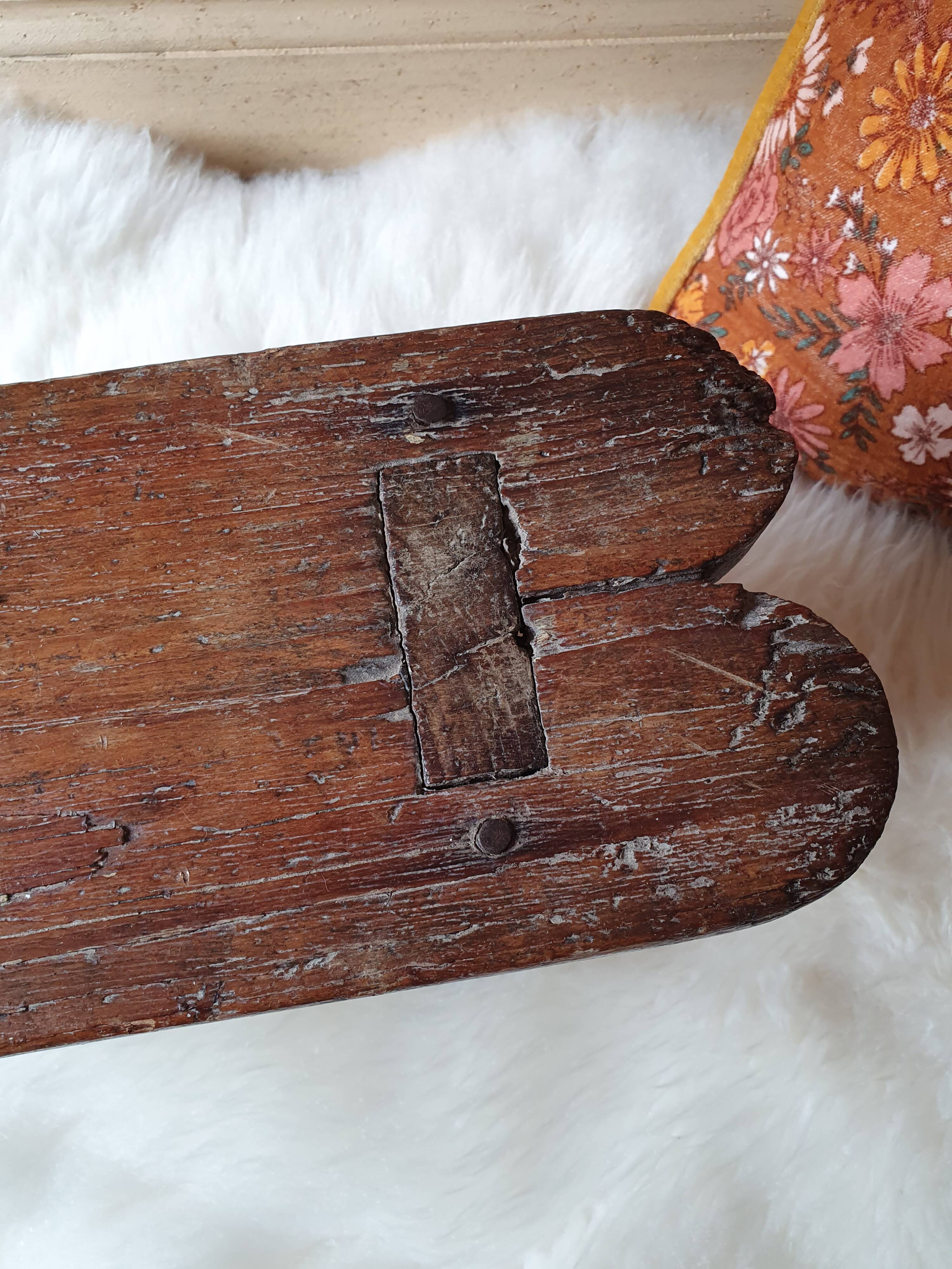 Old wooden stool