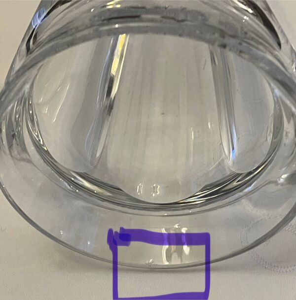 Vase Baccarat modèle Nelly grande taille