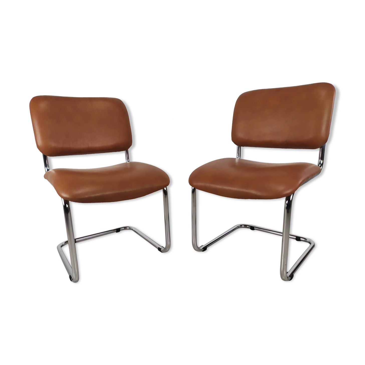Imitation leather chairs