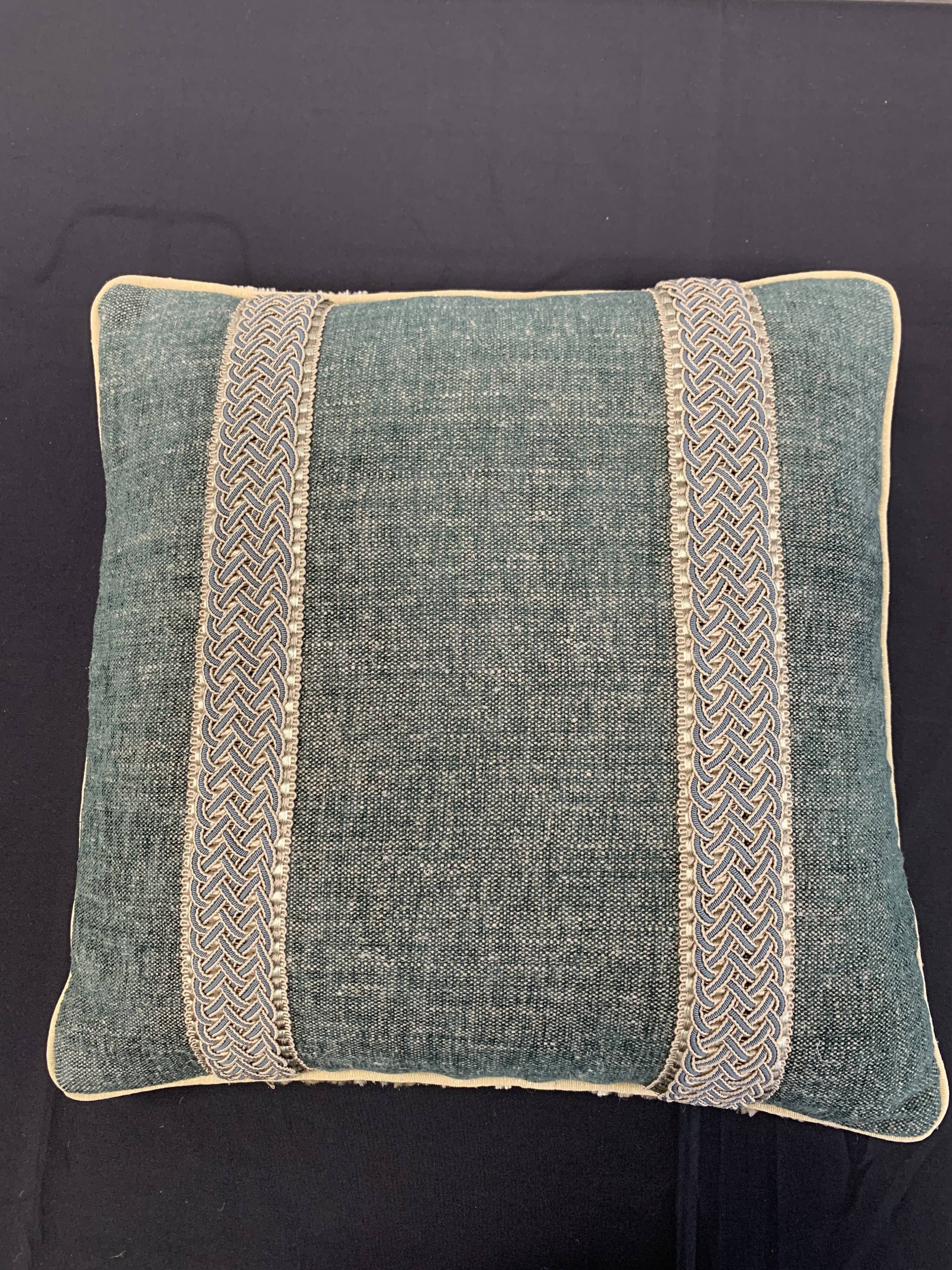 GP& Baker cushion, Houlès trimmings