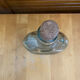 Bouteille Ancienne Verre Bullé + Bouchon Liège Vintage #E349