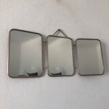 Mirror triptych gooseberries barber 20x49cm vintage 1950