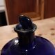 2 pots a pharmacy 19th in dark blue glass
