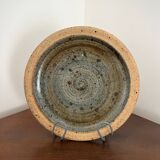 Set of stoneware plates signed by Pierre Digan – La Borne