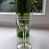 Lot de 5 verres à vin blanc de bar années 20