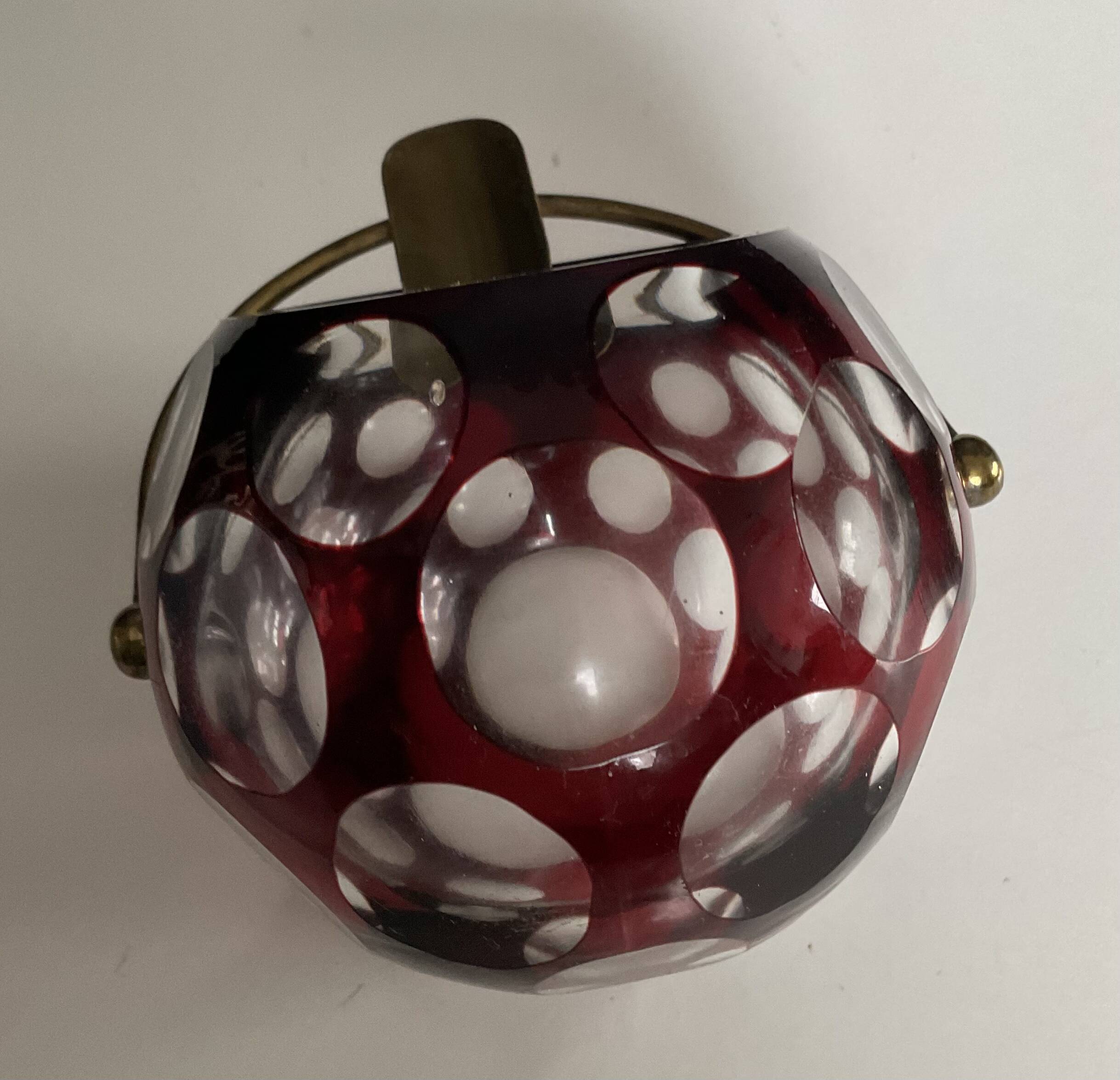 Crystal ashtray by Marina Voigt from the 1970s.