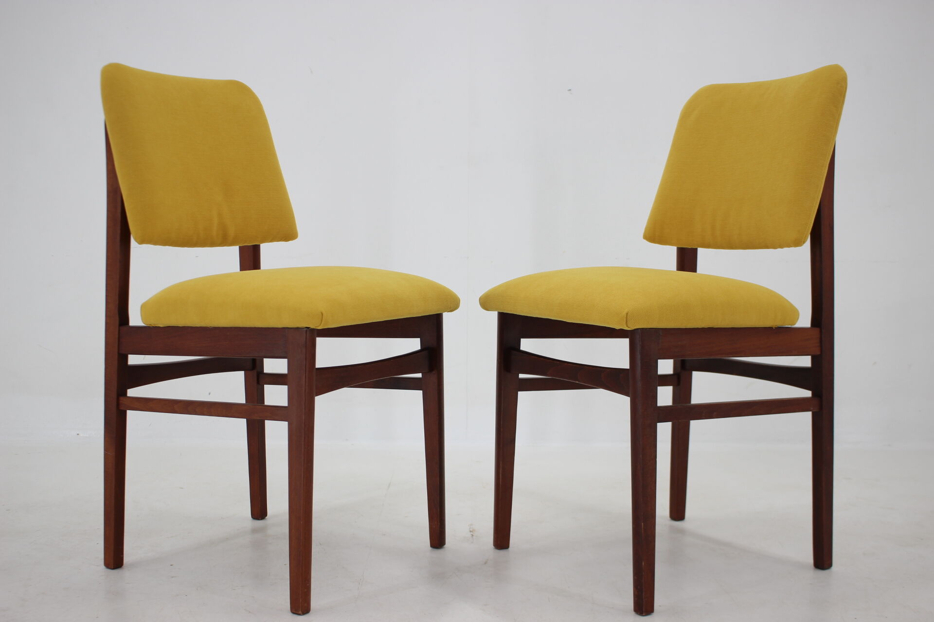 1960s Pair of Side Chairs ,Czechoslovakia