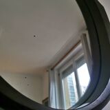 Italian teak mirror