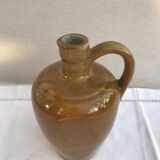 Old Bottle - Anse Ceramics Enamelled Brown Brown 70s Vintage