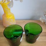 Set of 2 glasses with Dubonnet medallions