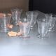 Six glasses of Baccarat wine in engraved crystal, model "Michelangelo"