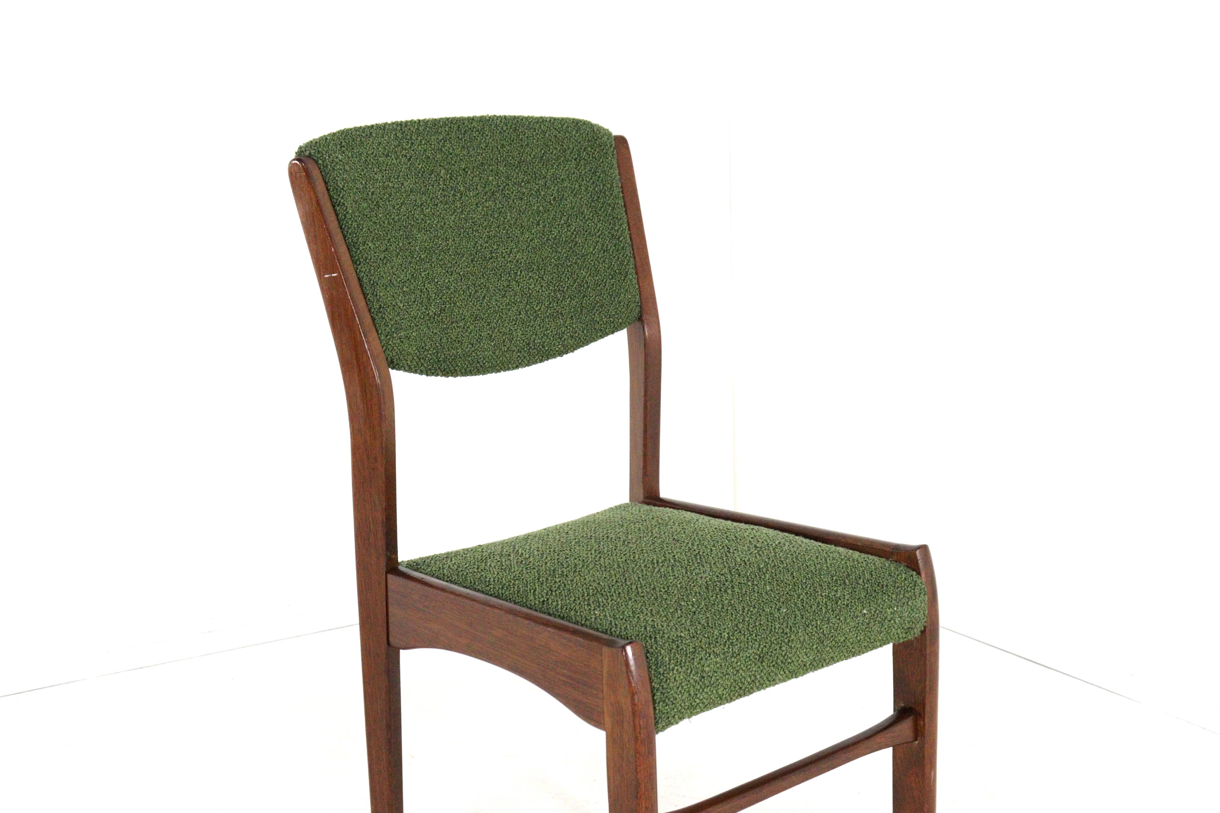 vintage teak Dining chair 'Raamdonksveer' new upholstery