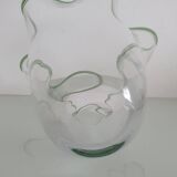 Villeroy and Boch glass and crystal corolla vase