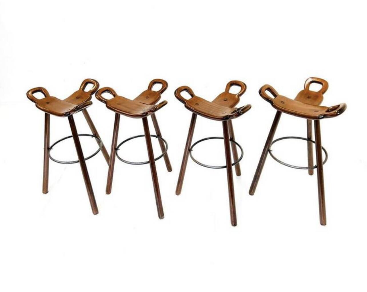 4x brutalist bar stool