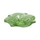 Art Deco green glass jardinière/serving dish, Stölzle Hermanova Hut, 1930