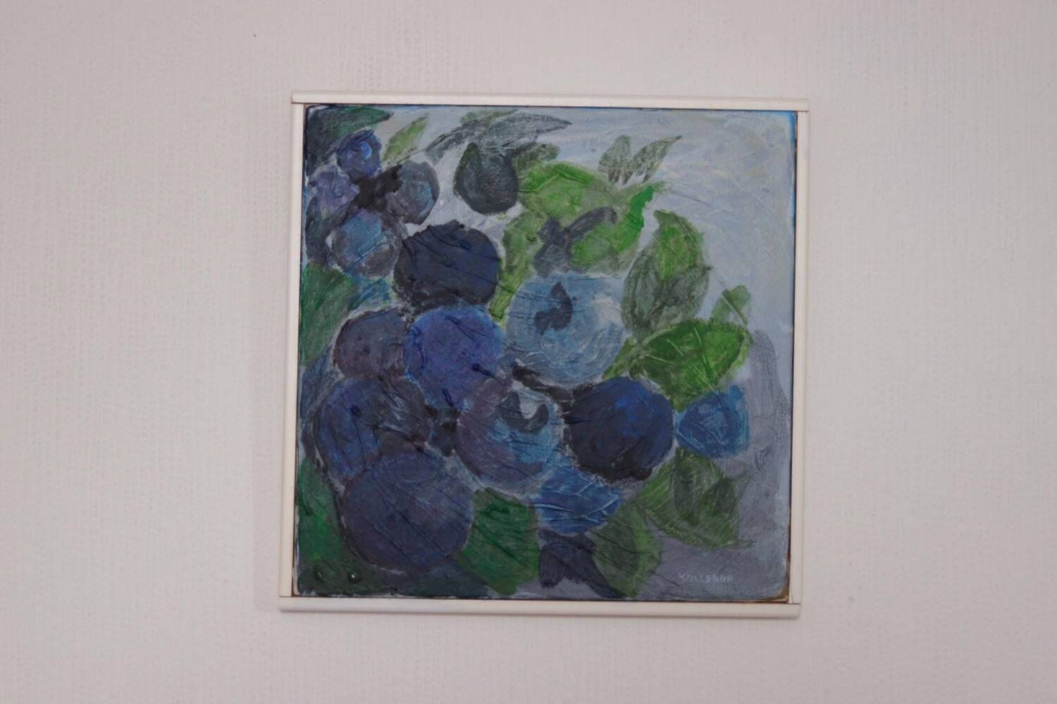 Swedish Oil on Canvas – “Blue Berries” by Martin Kallerup