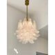 Contemporary Glass "Sella" Chandelier With Gold 24k Metal Fram