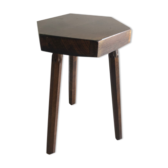 Tabouret tripode bois