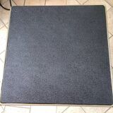 Coffee table with vinyl magazine holder 1960s