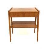 Scandinavian teak bedside table, AB Carlströms, Sweden, 1960