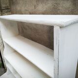 Patinated desk in fir