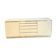 Buffet Jean-Claude Mahey in beige lacquer and brass – circa 1970