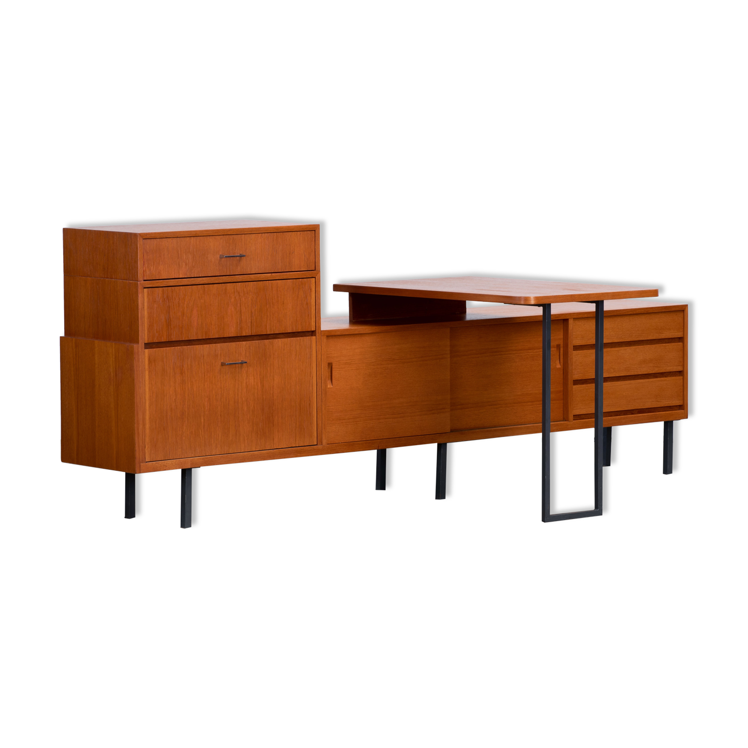 Vintage scandinavian sideboard – 237 cm