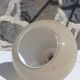 Suspension en opaline taupe