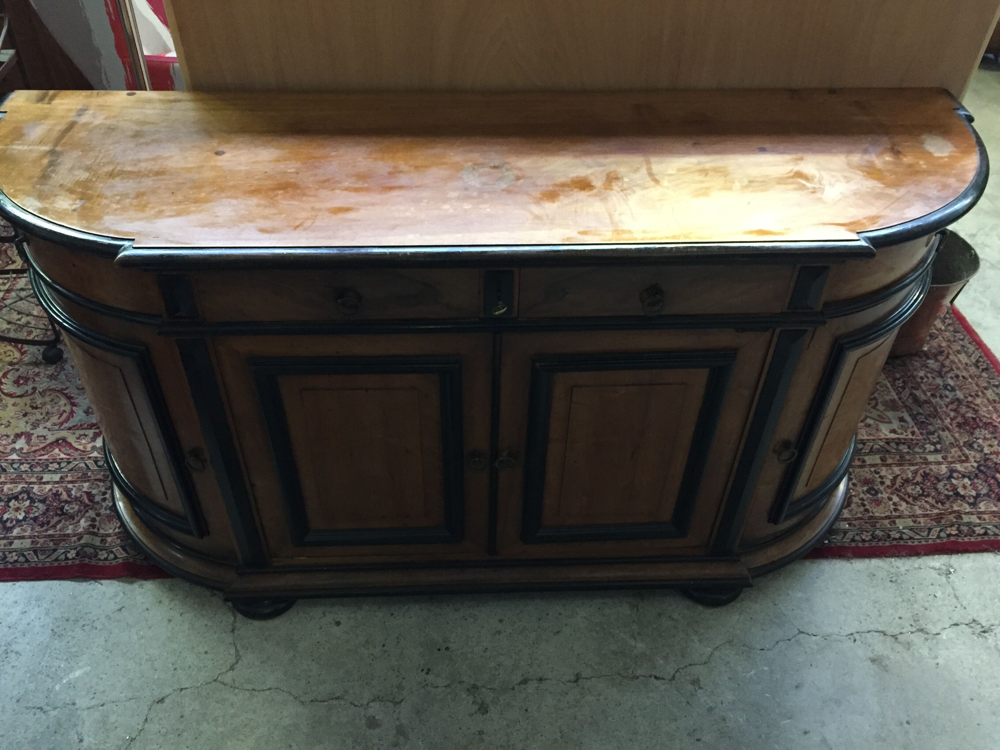 Napoleon III walnut buffet