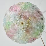 Charming Murano Barovier & Toso flowers flush light fixture, ceiling, 1960s