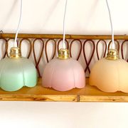 Set of 3 multicoloured hanging decorations