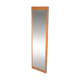 Vintage Scandinavian mirror in solid oak 42x148.