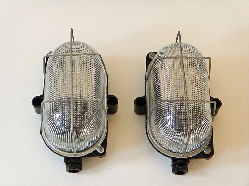 Window sconce - ceiling light in Bakelite and glass