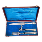 Ensemble de rôtisserie à découper en argent sterling