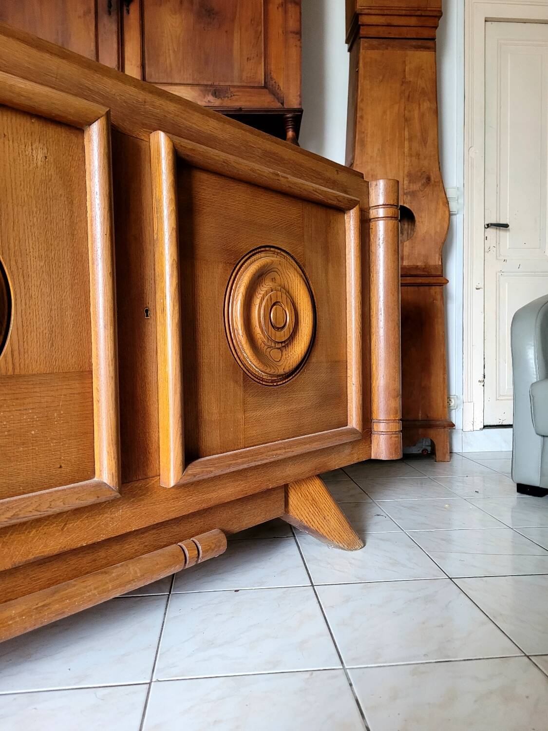 Vintage French Art Deco Sideboard