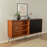 60s Sideboard with Sliding Doors, Wk Möbel
